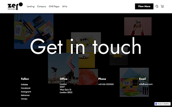 Third contact page
